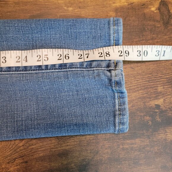 Levi's Jeans 6 S Mid Rise Skinny Medium Light Wash Stretch Denim Western - Picture 9 of 10